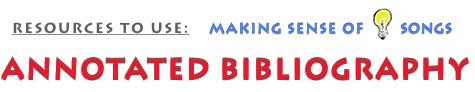 Annotated Bibliography